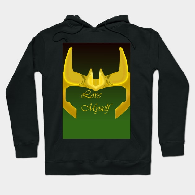 Loki Love Myself Hoodie by rebelartonline